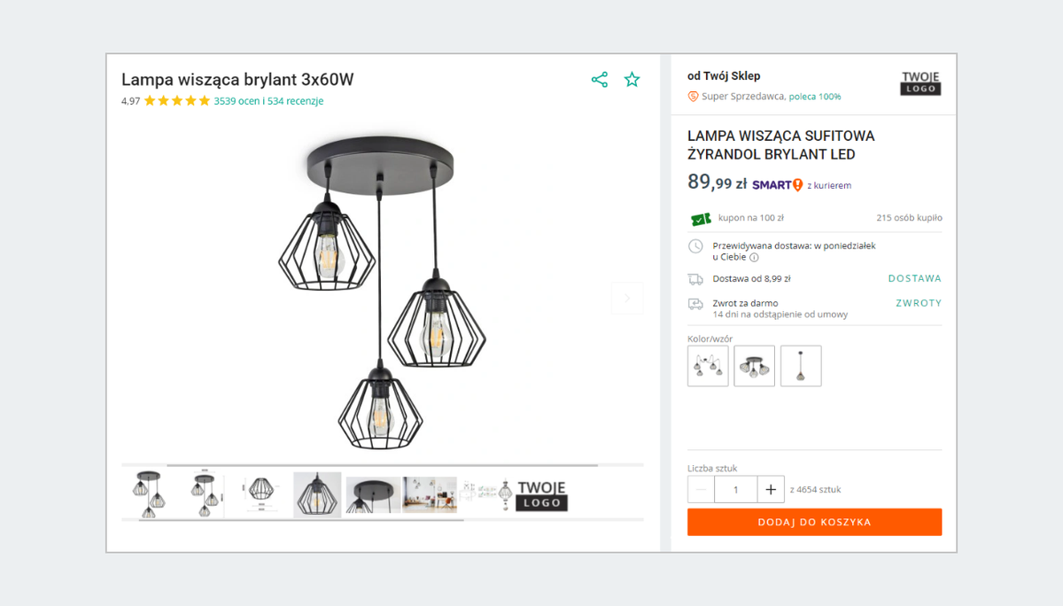 Logotyp w ofercie
