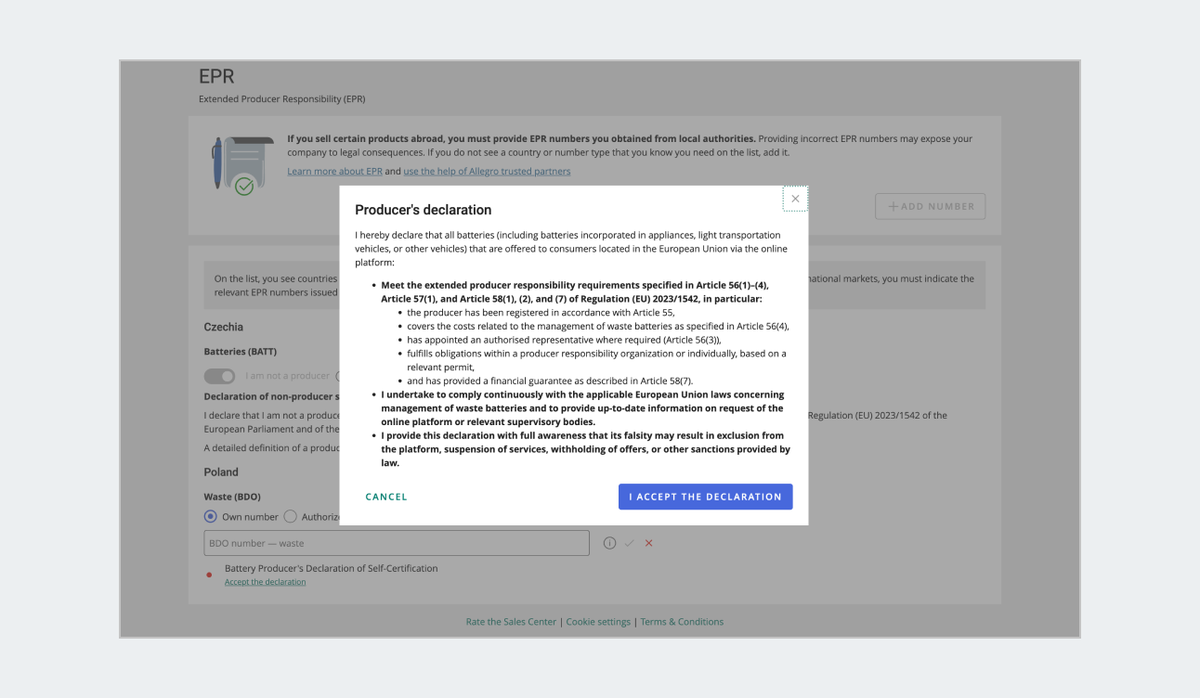 EPR tab with producer's declaration displayed.png