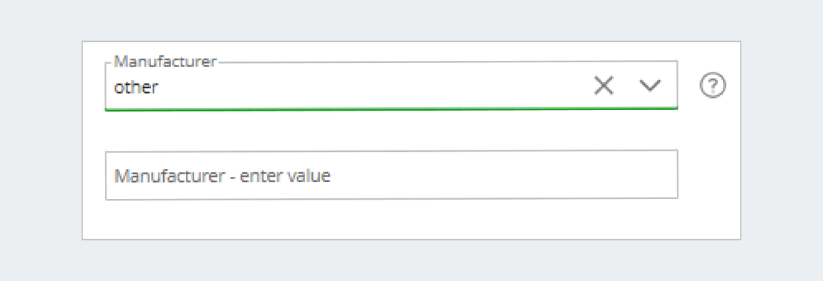 custom value