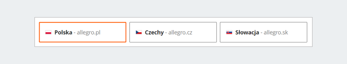 Przełącznik rynków w zakładce Kampanie i programy