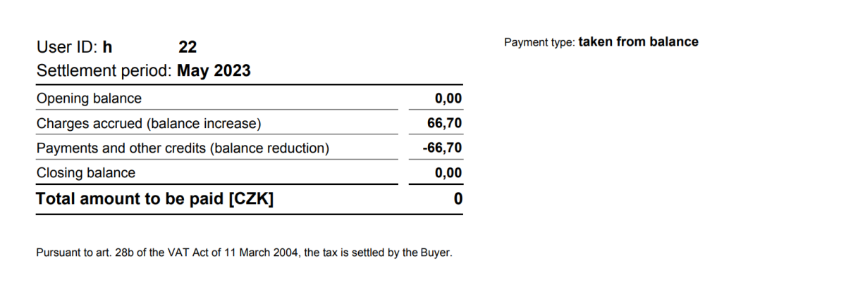 invoice