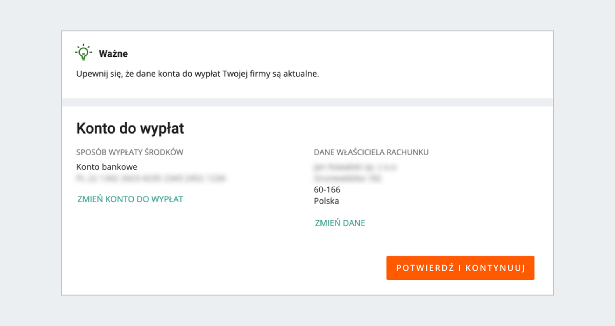 Ponowna weryfikacja na stronie Allegro