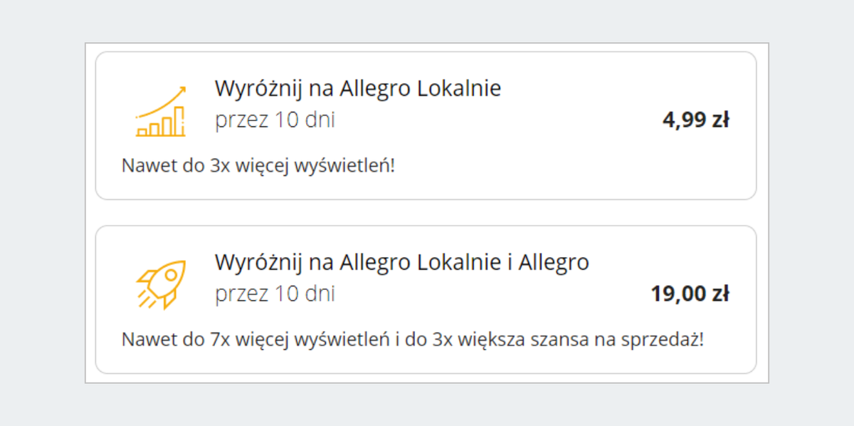 Jak Wystawic Ogloszenie Na Allegro Lokalnie Pomoc Allegro