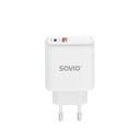 Savio Ładowarka sieciowa USB Quick Charge, Power D Napięcie wyjściowe 5 V