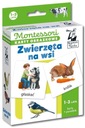  Názov Montessori. Karty obrazkowe Zwierzęta na wsi (1-3 lata). Kapitan Nauka