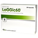 Loggic 60 probiotické kapsule 20 ks výživový doplnok Pharmabest EAN (GTIN) 5903111160135