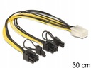 КАБЕЛЬ PCI EXPRESS 6-КОНТАКТНЫЙ Ż-2 X 8-КОНТАКТНЫЙ M 30 СМ