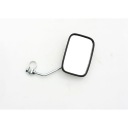 Прямоугольное велосипедное зеркало с короткой ручкой.