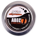 Комплект хромированных красных подшипников Nils ABEC-7 для роликовых коньков