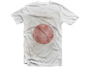 KOSZULKA T-SHIRT VINTAGE FLAGA JAPONIA ROZM L