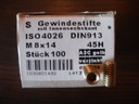 ВИНТ ДАВЛИТЕЛЬНЫЙ M 8X14 ОЦИНКОВАННЫЙ DIN913 IMBUS.