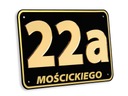 TABLICZKA ADRESOWA TABLICA NUMER NUMERY DOM 40x30