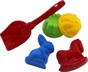 WADER ZABAWKI FOREMKI ŁOPATKA DO PIASKOWNICY 5el