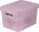 КОНТЕЙНЕР-КОРЗИНА CURVER С КРЫШКОЙ INFINITY 17Л