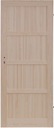 DRZWI SOSNOWE KORNIK QUATRO BEZSĘCZNE PEŁNE 90