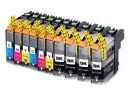 10 чернил для BROTHER LC123 LC121 DCP-J132W DCP-J152W