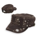 КЕПКА ПАТРУЛЬНАЯ С КОЗЫРЬКОМ K47C, КОРИЧНЕВАЯ