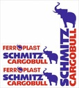 НАКЛЕЙКИ SCHMITZ CARGOBULL FERROPLAST FLEXOS НАКЛЕЙКА