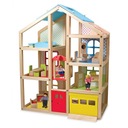 Melissa and Doug: domek dla lalek Wooden Hi-Rise D Seria Melissa