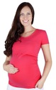 Tehotenská a dojčiaca blúzka 1102 ružová XL Pohlavie Výrobok pre ženy