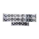 НАБОР НАКЛЕЙКОВ НАКЛЕЙКИ СКРИПТЫ URSUS C330M