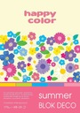 Блок А5/20К Деко Лето 170г HAPPY COLOR