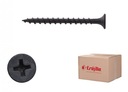 Саморезы по дереву черные фосфатированные 3,5х45 - 1кг
