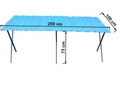 ТОРГОВЫЙ СТОЛ 200х100 МЕГА СИЛЬНЫЙ РЫНОК ПРОИЗВОДИТЕЛЬ