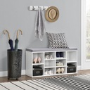 СКАМЬЯ ШКАФ ПОЛКА ДЛЯ ОБУВИ HALLEY WHITE HIT