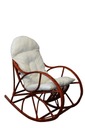 LORD CHERRY WICKER КРЕСЛО-КАЧАЛКА + ПОДУШКА