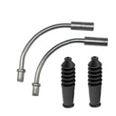 Тормозная трубка, резинка-гармошка V-brake, 2 комплекта