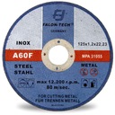 ДИСКИ ДЛЯ РЕЗКИ МЕТАЛЛА inox 125 x 1,2 FALON TECH