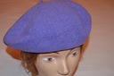 НОВЫЙ БЕРЕТ ФИОЛЕТОВЫЙ ИЗ 100% ШЕРСТИ 56 СМ