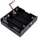 Корзина для 4 батареек АА 1,5В с кабелями.