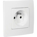 LEGRAND NILOE GNIAZDO Z UZIEMIENIEM BIAŁE