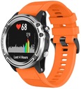 POMARAŃCZOWY Pasek Garmin FENIX 6S Sapphire