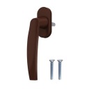 Оконная ручка Victory Brown RAL8017
