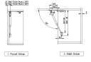 Газовый цилиндрический подъемник 2xAX 100N AMIX QUIET CLOSE