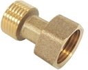 ЛАТУННЫЙ ПОЛУФИТИНГ, резьба 3/4x3/4