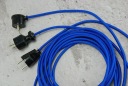 Васильковый цвет кабель паук плетеный кабель лофт ретро для DIY PRL лампы