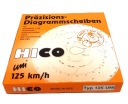 ТАХОДИСКИ ДЛЯ ТАХОГРАФА 125КМ/Ч HICO CHART CHART CHART CHARTS