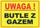 ТАБЛИЧКА Газовые баллоны ЗНАК