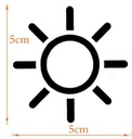 Временное тату СОЛНЦЕ Символ Солнца M188