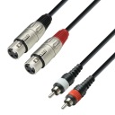 СИГНАЛЬНЫЙ КАБЕЛЬ ADAM HALL K3TFC 2x XLR - 2x RCA 1 м