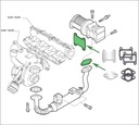 Заглушки EGR ALFA ROMEO FIAT 1.9JTDM OPEL 1.9CDTi