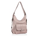 Кожаная сумочка итальянская кожаная роза2W1