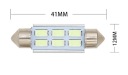 ЛАМПОЧКА LED (СВІТЛОДІОД) 6 SMD 5630 C3W C5W C10W CANBUS 41MM 42  (8558945685) фото min 4