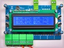 ЖК-ТЕРМОМЕТР 4-КАНАЛЬНЫЙ DS18B20 СИГНАЛ МИН МАКС