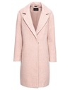 Z1715 ШЕРСТЯНОЕ ОПТИЧЕСКОЕ ПАЛЬТО, СВЕТЛО-РОЗОВОЕ, размер 42
