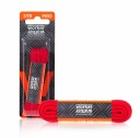 Круглі товсті шнурки STR PRO Modacrylic червоного кольору